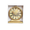 Decorative Round Shape Gold Glitter Design Analog Deco Wall Clock  27*31 cm  (Ctn Box 12 units)