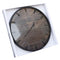 Minimalist Round Analog Brown Frame Wall Clock Home Office 45 cm (Ctn Box 4 units)