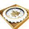 Modern 3d Skeleton Gold Mechanical Display Wall Clock 50*50 cm (Ctn Box 10 units)