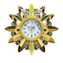 Decorative Abstract Design Metal Round Gold Frame Wall Clock 60 cm (Ctn Box 5 units)