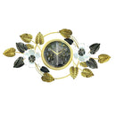 Decorative Abstract Design Metal Round Gold Frame Wall Clock 92*48 cm (Ctn Box 5 units)