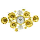 Decorative Abstract Design Metal Round Gold Frame Wall Clock 103*63 cm 103*63 cm  (Ctn Box 5 units)