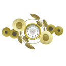 Decorative Abstract Design Metal Round Gold Frame Wall Clock 100*57 cm (Ctn Box 5 units)