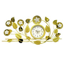 Decorative Abstract Design Metal Round Gold Frame Wall Clock 106*52 cm (Ctn Box 5 units)