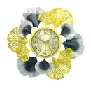 Decorative Abstract Design Metal Round Gold Frame Wall Clock 67 cm 67 cm  (Ctn Box 10 units)