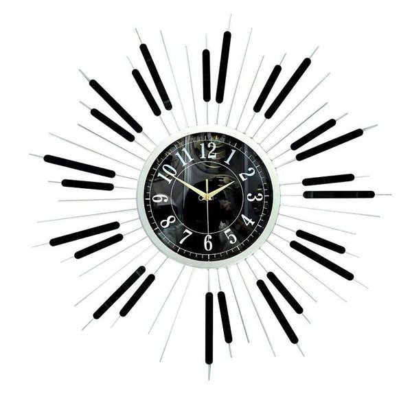 Decorative Abstract Design Metal Round Gold Frame Wall Clock 67 cm 67 cm  (Ctn Box 10 units)