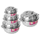 Stainless Steel Vacuum Insulated Hot Pot Food Warmer set of 4 Pcs 1/2/3/4L  (Ctn Box 8 units)