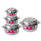 Stainless Steel Vacuum Insulated Hot Pot Food Warmer set of 4 Pcs 1/2/3/4L  (Ctn Box 8 units)