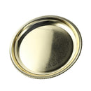 Gold Plated Stainless Steel Round Serving Tray 35 cm  (Ctn Box 80 units)