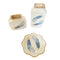 Home Decor Table Top Abstract Print Ceramic Vase Set of 3 Pcs 16*16/12*25/21.5 cm (Ctn Box 12 units)