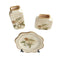 Home Decor Table Top Abstract Print Ceramic Vase Set of 3 Pcs 16*16/12*25/21.5 cm (Ctn Box 12 units)