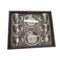 Premium Clear Glass Tea cup with Saucer Set of 6 Pcs 5*5.5/10.5 cm (Ctn Box 10 units)