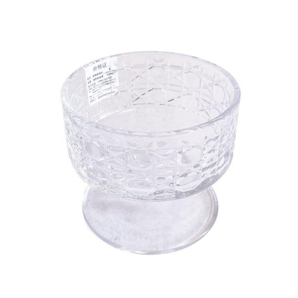 Crystal Glass Ice Cream and Dessert Bowl Set of 6 Pcs 9*7.7 cm (Ctn Box 12 units)