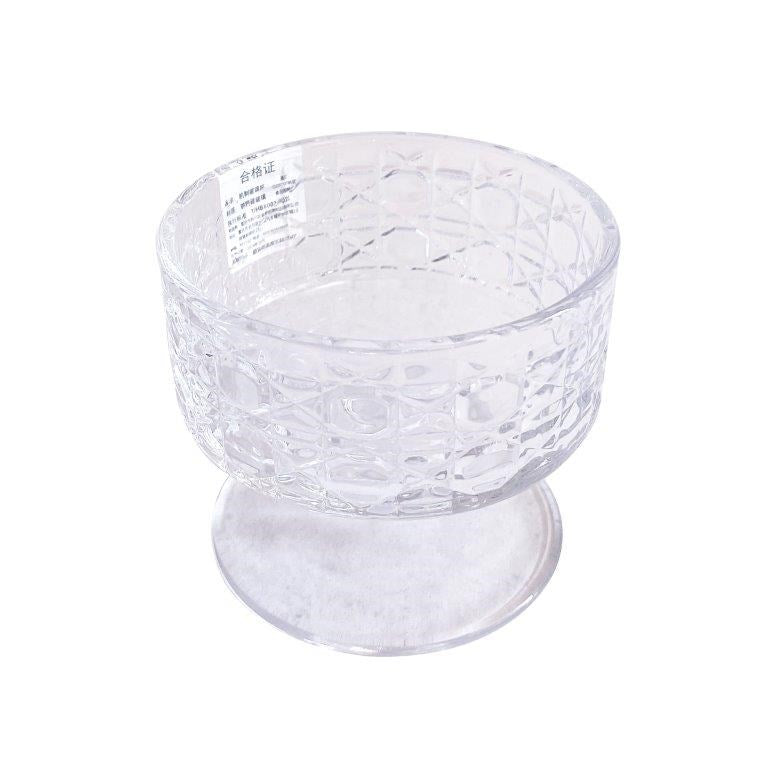 Crystal Glass Ice Cream and Dessert Bowl Set of 6 Pcs 9*7.7 cm (Ctn Box 12 units)