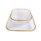 Crystal Glass Ice Cream and Dessert Bowl and Plate Set of 12 Pcs 10.5*5.2/15 cm (Ctn Box 6 units)
