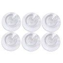 Premium Lead Free Glass Tea Cup with Saucer Set of 6 Pcs 7.5*6/12 cm (Ctn Box 8 units)