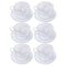 Premium Lead Free Glass Tea Cup with Saucer Set of 6 Pcs 9*6.5/14 cm (Ctn Box 8 units)