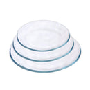 Heat Resistant Round Glass Baking Dish Set of 3 Pcs 4/3/2.4L  (Ctn Box 4 units)