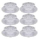 Crystal Cut Glass Ice Cream and Dessert Bowl Set of 6 Pcs  11.5*5.5/17 cm (Ctn Box 4 units)