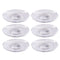 Premium lead Free Glass Saucer Plate Set of Set of 6 Pcs 13 cm  (Ctn Box 12 units)