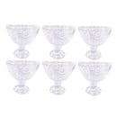Crystal Cut Glass Ice Cream and Dessert Bowl Set of 2 Pcs 10.5*10.5 cm (Ctn Box 24 units)