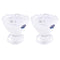 Crystal Cut Glass Ice Cream and Dessert Bowl Set of 2 Pcs 185 ml (Ctn Box 24 units)