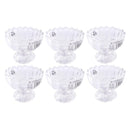 Crystal Cut Glass Ice Cream and Dessert Bowl Set of 6 Pcs 170 ml (Ctn Box 12 units)