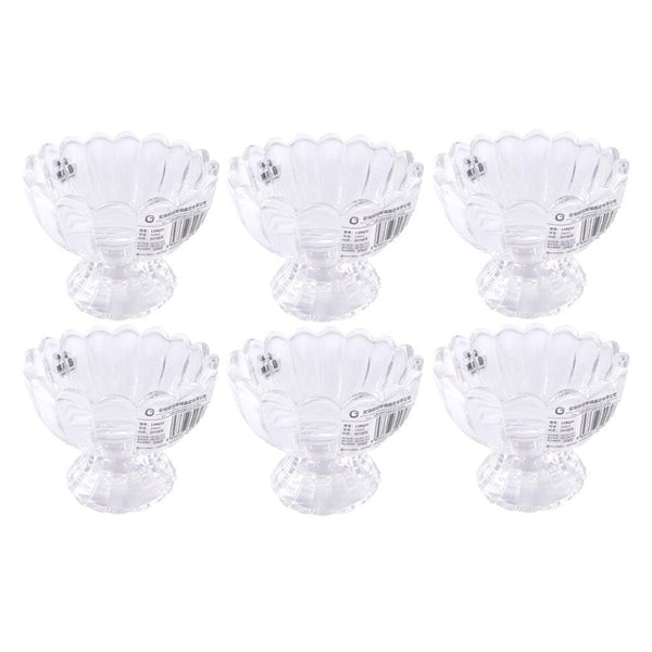 Crystal Cut Glass Ice Cream and Dessert Bowl Set of 6 Pcs 170 ml (Ctn Box 12 units)