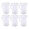 Premium Lead Free Glass Tea Cup Set of 6 Pcs 170 ml  (Ctn Box 12 units)