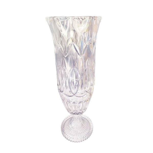 Decorative Centrepiece Crystal Glass Tabletop Flower Vase Assorted Collection 14*40 cm (Ctn Box 8 units)