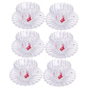 Crystal Glass Ice Cream and Dessert Bowl with Saucer Set of 6 Pcs  10*6.5/16 cm (Ctn Box 4 units)