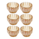 Crystal Glass Ice Cream and Dessert Bowl Set of 6 Pcs 150 ml ** (Ctn Box 12 units)