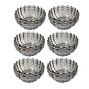 Crystal Glass Ice Cream and Dessert Bowl Set of 6 Pcs 150 ml ** (Ctn Box 12 units)