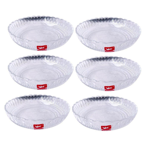Crystal Glass Ice Cream and Dessert Bowl Set of 6 Pcs 340 ml ** (Ctn Box 12 units)