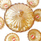 Crystal Cut Glass Ice Cream and Dessert Bowl Set of 7 Pcs 1100+1300 ml  (Ctn Box 6 units)