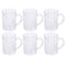 Premium Lead Free Glass Mug Tumblers Set of 6 Pcs 200ML  (Ctn Box 12 units)
