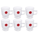 Premium Lead Free Glass Tea Cup Set of 6 Pcs 164 ml (Ctn Box 12 units)