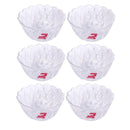 Crystal Glass Ice Cream and Dessert Bowl Set of 6 Pcs  170 ml  (Ctn Box 12 units)