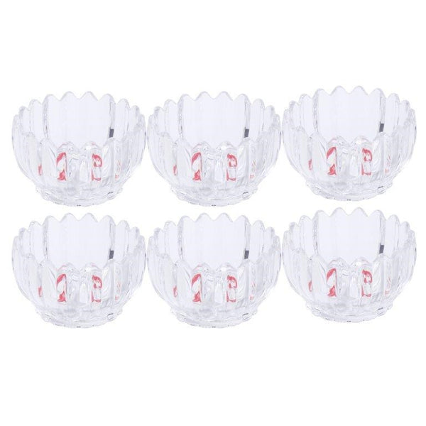 Crystal Glass Ice Cream and Dessert Bowl Set of 6 Pcs 243ML  (Ctn Box 8 units)