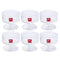 Crystal Glass Ice Cream and Dessert Bowl Set of 6 Pcs 180 ml  (Ctn Box 12 units)