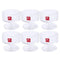 Crystal Glass Ice Cream and Dessert Bowl Set of 6 Pcs 180 ml  (Ctn Box 12 units)