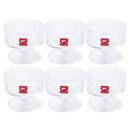 Crystal Glass Ice Cream and Dessert Bowl Set of 6 Pcs 180 ml  (Ctn Box 12 units)