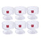 Crystal Glass Ice Cream and Dessert Bowl Set of 6 Pcs 180 ml  (Ctn Box 12 units)