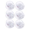 Premium Clear Glass Tea cup with Saucer Set of 6 Pcs 9*6.5/13.5 cm (Ctn Box 8 units)