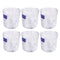 Premium Lead Free Glass Tumblers Set of 6 Pcs 200 ml  (Ctn Box 12 units)