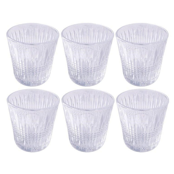 Premium Lead Free Glass Tumblers Set of 6 Pcs 270 ml  (Ctn Box 12 units)