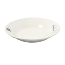 White Ceramic Floral Print Tableware Round Serving Dish Plate 9''  (Ctn Box 40 units)