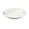 White Ceramic Floral Print Tableware Round Serving Dish Plate 9''  (Ctn Box 40 units)