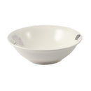 White Ceramic Floral Print Tableware Round Serving Dish Bowl 9''  (Ctn Box 30 units)