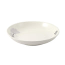 White Ceramic Floral Print Tableware Round Serving Dish Plate 7''  (Ctn Box 80 units)